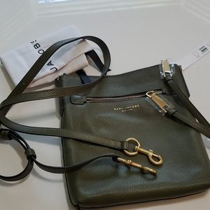 New Marc Jacobs Leather Recruit Crossbody Bag